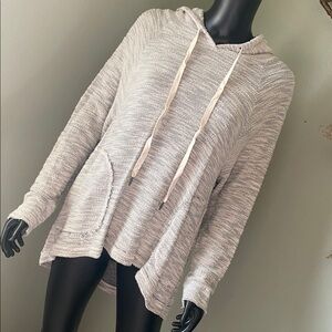 Altar'd State Distressed Comfortable Knit Sweater Hoodie